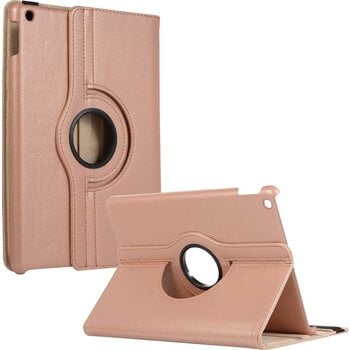 Betaalbare Hoesjes Apple iPad 8 10.2 (2020) Hoesje Book Case - Rose goud