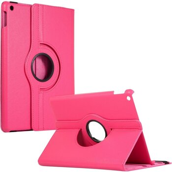 Apple iPad 8 10.2 (2020) Hoesje Book Case - Donkerroze