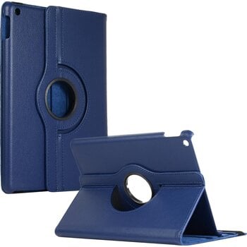 Betaalbare Hoesjes Apple iPad 8 10.2 (2020) Hoesje Book Case - Donkerblauw