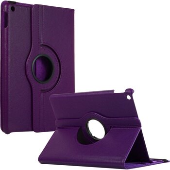 Betaalbare Hoesjes Apple iPad 7 10.2 (2019);Apple iPad 8 10.2 (2020) Hoesje Book Case - Paars