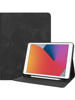 Apple iPad 8 10.2 (2020); Apple iPad 7 10.2 (2019) Hoesje Book Case - Zwart