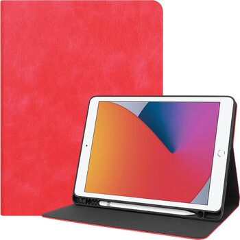 Apple iPad 8 10.2 (2020); Apple iPad 7 10.2 (2019) Hoesje Book Case - Rood