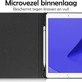 Apple iPad 8 10.2 (2020) Hoesje Book Case - Grijs