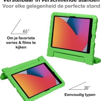 Apple iPad 8 10.2 (2020);Apple iPad 7 10.2 (2019) Hoesje Back Cover - Groen