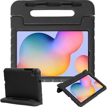 Betaalbare Hoesjes Samsung Galaxy Tab S6 Lite Hoesje Back Cover - Zwart