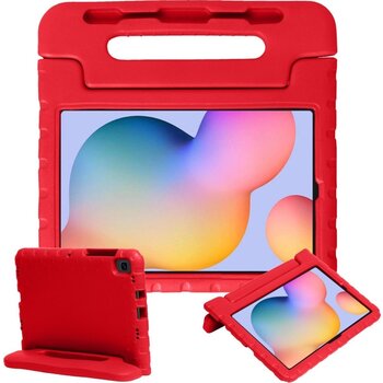 Betaalbare Hoesjes Samsung Galaxy Tab S6 Lite Hoesje Back Cover - Rood