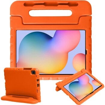 Betaalbare Hoesjes Samsung Galaxy Tab S6 Lite Hoesje Back Cover - Oranje