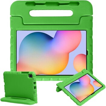 Betaalbare Hoesjes Samsung Galaxy Tab S6 Lite Hoesje Back Cover - Groen