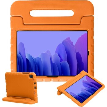 Betaalbare Hoesjes Samsung Galaxy Tab A7 (2020) Hoesje Back Cover - Oranje