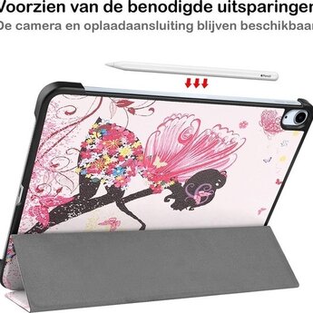 Apple iPad Air 4 10.9 (2020) Hoesje Book Case - Elfje