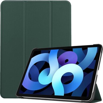 Betaalbare Hoesjes Apple iPad Air 4 10.9 (2020) Hoesje Book Case - Donkergroen