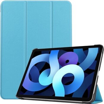 Betaalbare Hoesjes Apple iPad Air 4 10.9 (2020) Hoesje Book Case - Lichtblauw