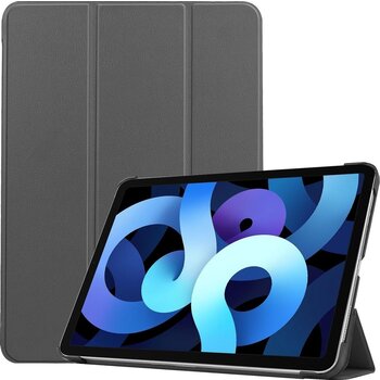 Betaalbare Hoesjes Apple iPad Air 4 10.9 (2020) Hoesje Book Case - Grijs