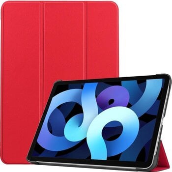 Betaalbare Hoesjes Apple iPad Air 4 10.9 (2020) Hoesje Book Case - Rood