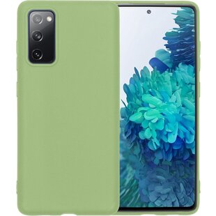 Samsung Galaxy S20 FE Hoesje Siliconen Hoes Case Cover - Groen