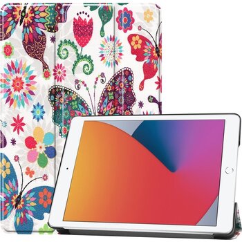 Apple iPad 8 10.2 (2020) Hoesje Book Case - Vlinders