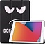 Apple iPad 8 10.2 (2020) Hoesje Book Case - Don't Touch Me