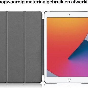 Apple iPad 8 10.2 (2020) Hoesje Book Case - Rose goud