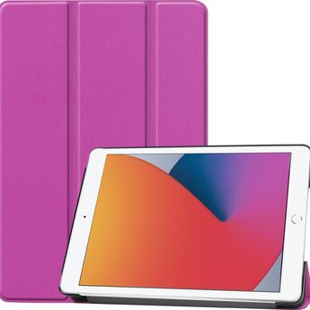 Apple iPad 8 10.2 (2020) Hoesje Book Case - Paars