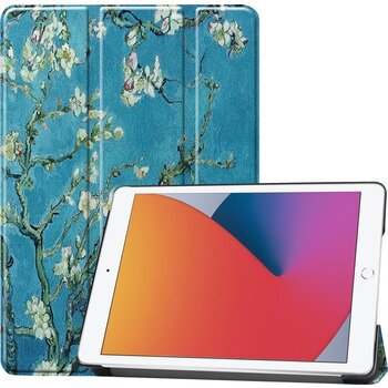 Betaalbare Hoesjes Apple iPad 8 10.2 (2020) Hoesje Book Case - Bloesem