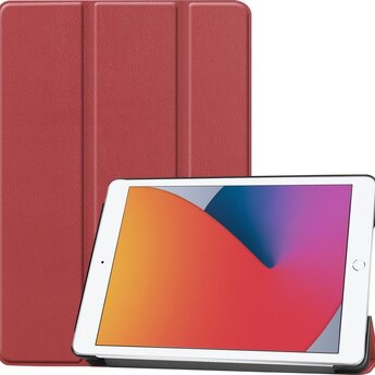 Apple iPad 8 10.2 (2020) Hoesje Book Case - Donkerrood