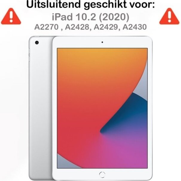 Apple iPad 8 10.2 (2020) Hoesje Book Case - Donkergroen