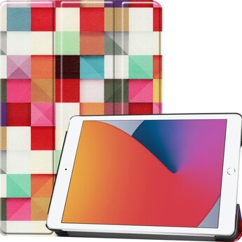 Apple iPad 8 10.2 (2020) Hoesje Book Case - Blokken