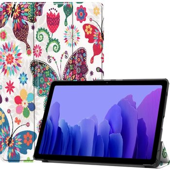 Betaalbare Hoesjes Samsung Galaxy Tab A7 (2020) Hoesje Book Case - Vlinders