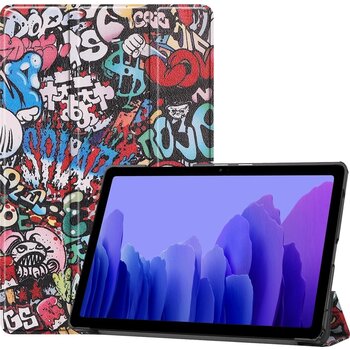 Betaalbare Hoesjes Samsung Galaxy Tab A7 (2020) Hoesje Book Case - Graffity