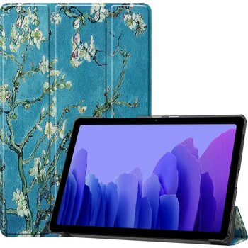 Betaalbare Hoesjes Samsung Galaxy Tab A7 (2020) Hoesje Book Case - Bloesem