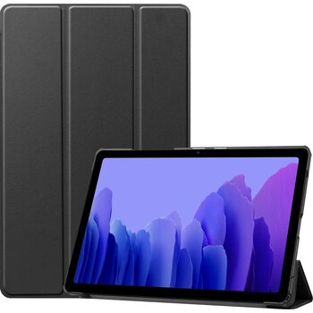 Betaalbare Hoesjes Samsung Galaxy Tab A7 (2020) Hoesje Book Case - Zwart