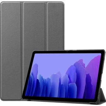 Betaalbare Hoesjes Samsung Galaxy Tab A7 (2020) Hoesje Book Case - Grijs