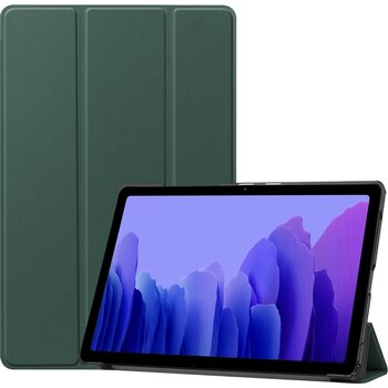 Betaalbare Hoesjes Samsung Galaxy Tab A7 (2020) Hoesje Book Case - Donkergroen