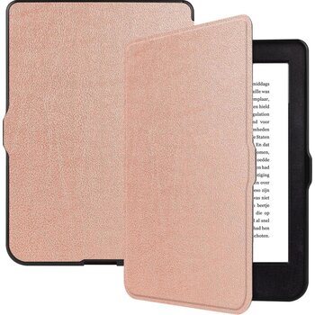 Betaalbare Hoesjes Kobo Nia Hoesje Book Case - Rose goud