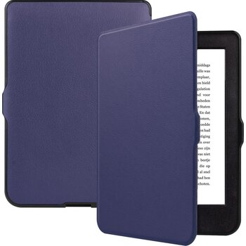 Betaalbare Hoesjes Kobo Nia Hoesje Book Case - Donkerblauw