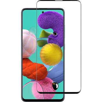 Samsung Galaxy A51 Screenprotector Screen Protector Beschermglas Screen Protector Beschermglas Tempered Glassered Glass Full Cover 3D -