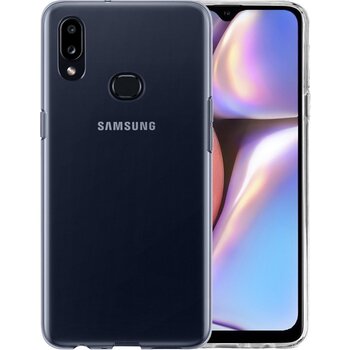 Samsung Galaxy A10s Hoesje Siliconen Hoes Case Cover - Transparant