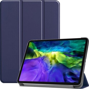 Betaalbare Hoesjes Apple iPad Pro 11 (2020) Hoesje Book Case - Donkerblauw