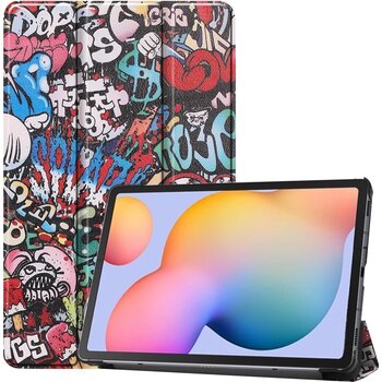 Betaalbare Hoesjes Samsung Galaxy Tab S6 Lite Hoesje Book Case - Graffity