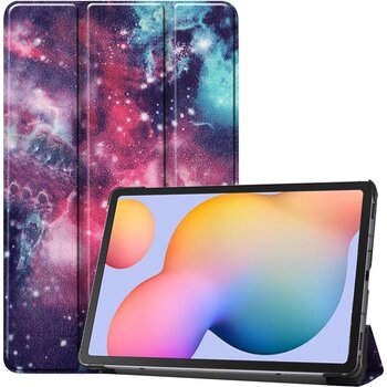 Betaalbare Hoesjes Samsung Galaxy Tab S6 Lite Hoesje Book Case - Galaxy