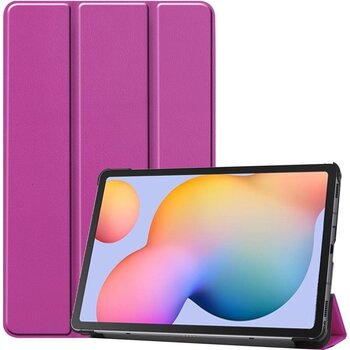 Betaalbare Hoesjes Samsung Galaxy Tab S6 Lite Hoesje Book Case - Paars