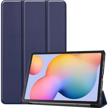 Betaalbare Hoesjes Samsung Galaxy Tab S6 Lite Hoesje Book Case - Donkerblauw