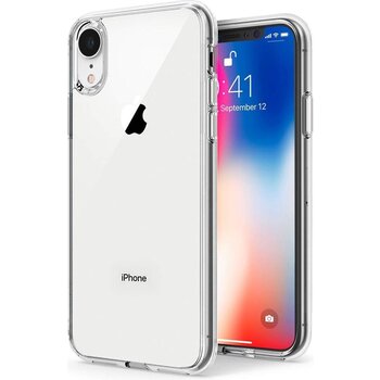 Apple iPhone XR Hoesje Siliconen Hoes Case Cover - Transparant