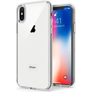 Apple iPhone Xs Hoesje Siliconen Hoes Case Cover - Transparant