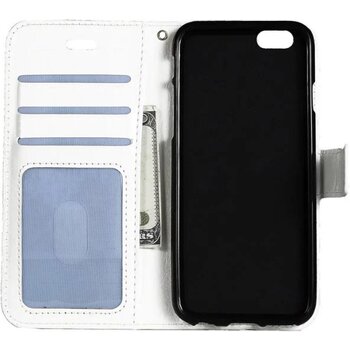 Apple iPhone 5/5s/SE Hoesje Book Case Kunstleer Cover Hoes - Wit