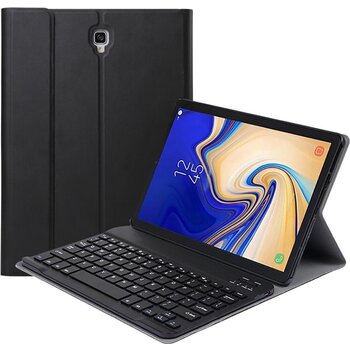 Samsung Galaxy Tab A 10.5 2018 Hoesje Bluetooth Toetsenbord Hoes Zwart