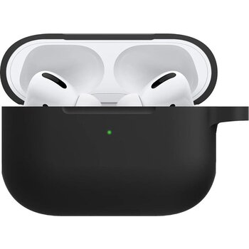 Betaalbare Hoesjes Hoesje voor Apple AirPods Pro Case Siliconen Hoes - Zwart