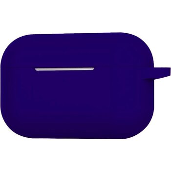 Hoesje voor Apple AirPods Pro Case Siliconen Hoes - Midnight Blue