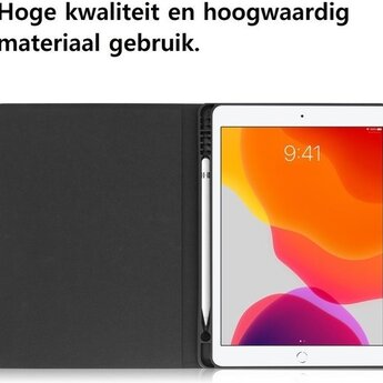 Apple iPad 7 10.2 (2019) Hoesje Book Case - Zwart