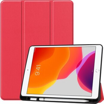 Apple iPad 7 10.2 (2019) Hoesje Book Case - Rood